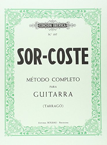 Kniha Método de guitarra NAPOLEON COSTE