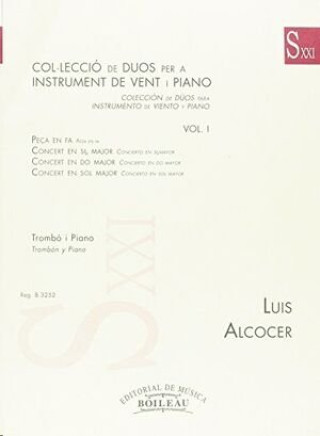 Книга Vol.I (Pieza en Fa, Conciertos en Sib, Do y Sol) LUIS ALCOCER