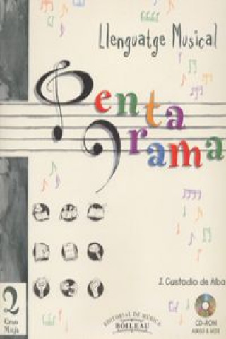 Книга Llenguatge musical pentagrama 2 Grau Mitja C AMAT