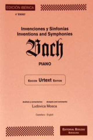 Книга Invenciones y sinfonias LUDOVICA MOSCA