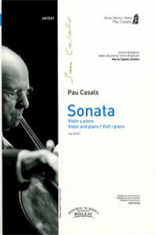 Carte Sonata para violín y piano PAU CASALS