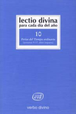 Kniha 10.Lectio Divina cada dia año Ferias Tiempo Ordinario PIER GIORDANO CABRA