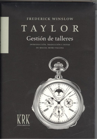 Kniha GESTIÓN DE TALLERES FREDERICK WINSLOW TAYLOR