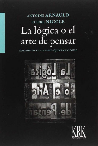 Книга LA LÓGICA O EL ARTE DE PENSAR ANTOINE ARNAULD