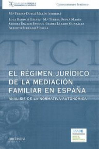 Kniha Régimen jurídico mediación familiar en España 