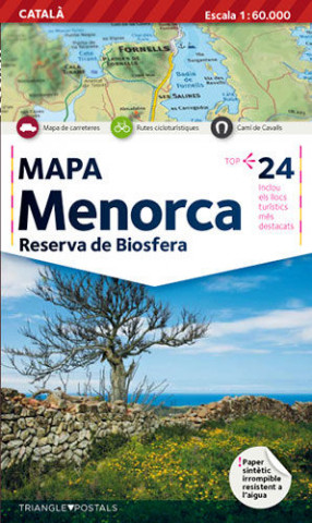 Kniha Mapa Menorca (escala 1:60000) 