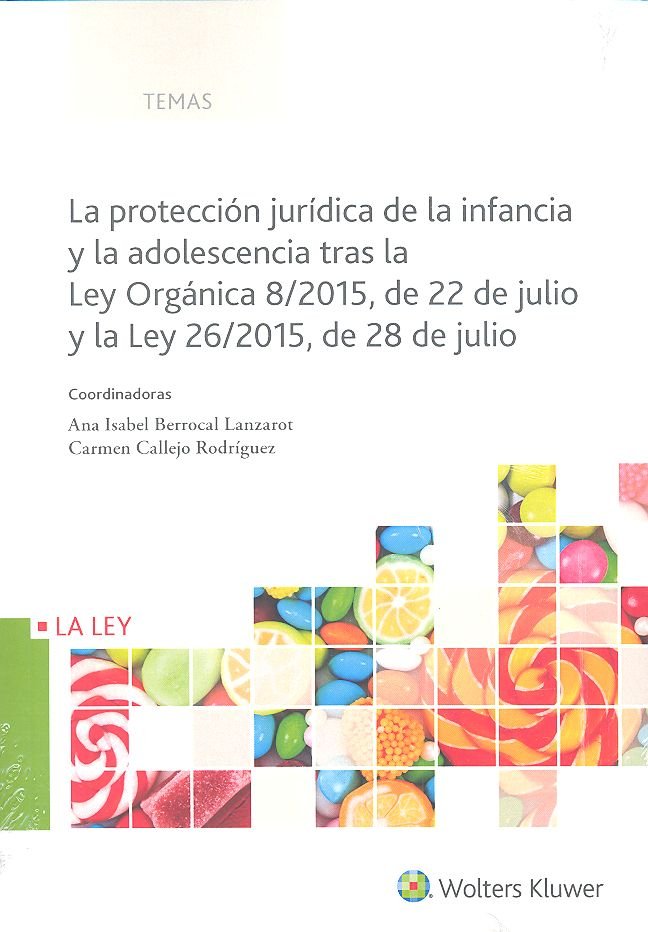 Livre PROTECCIÓN JURÍDICA DE LA INFANCIA Y LA ADOLESCENCIA TRAS LA LEY ORGÁNICA 8/2015 