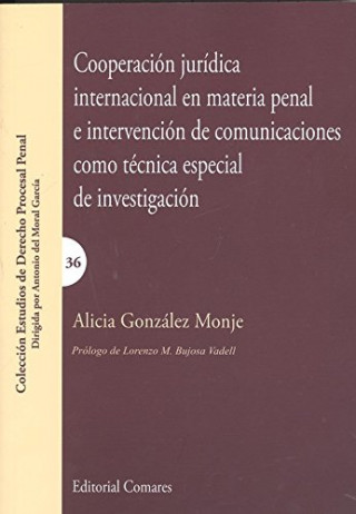 Kniha COOPERACIÓN JURÍDICA INTERNACIONAL EN MATERIA PENAL E INTERVENCIÓN DE COMUNICACI ALICIA GONZALEZ MONJE