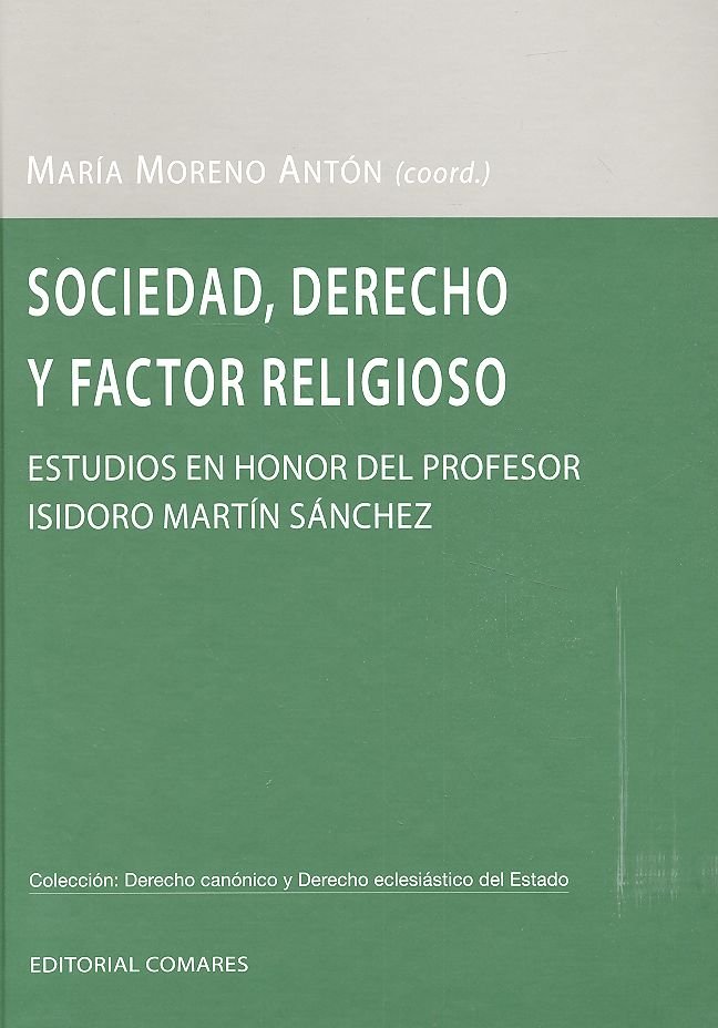 Книга SOCIEDAD, DERECHO Y FACTOR RELIGIOSO 