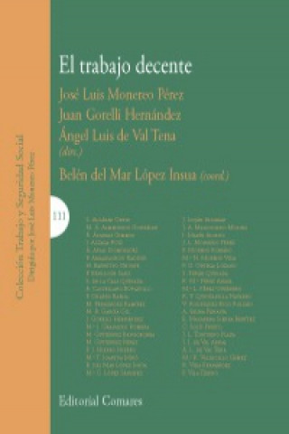 Buch EL TRABAJO DECENTE BELEN DEL MAR LOPEZ INSUA