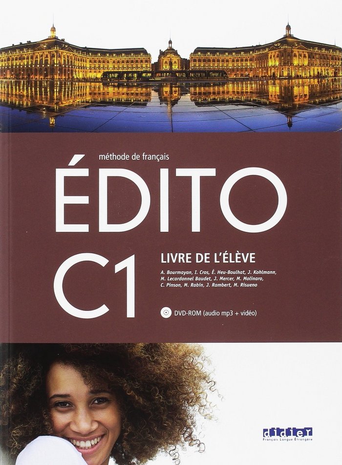 Könyv EDITO C1 ELEVE +DVD 2ºBACHILLERATO 