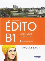 Könyv EDITO B1 1ºBACHILLERATO LIVRE ELEVE +DVD ROM 