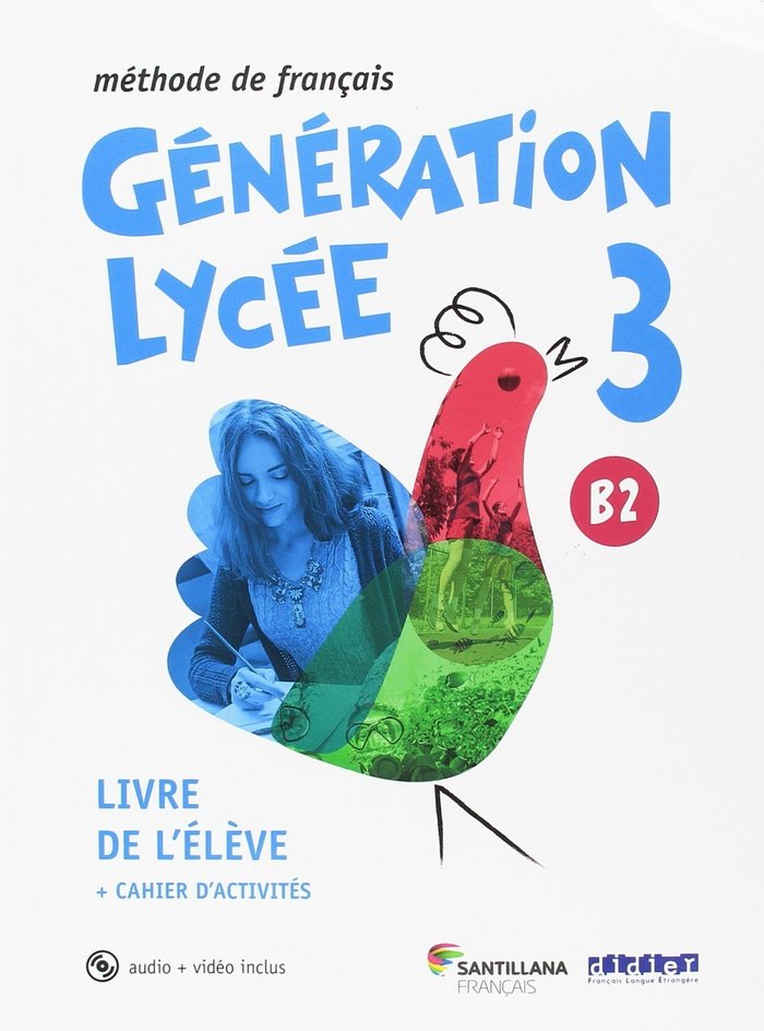 Kniha GENERATION LYCEE B2 ELEVE + CAHIER + CD + DVD 