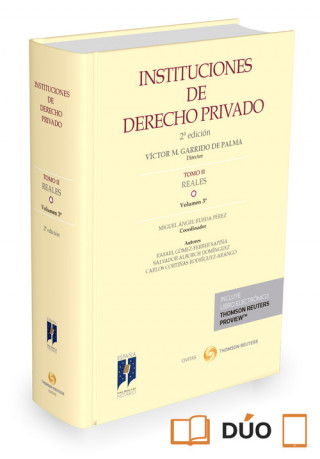 Книга INSTITUCIONES DE DERECHO PRIVADO. TOMO II REALES. VOLUMEN 3º (PAPEL + E-BOOK) SALVADOR ALBORCH DOMINGUEZ