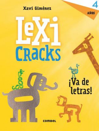 Книга LEXICRACKS ¡VA DE LETRAS! 4 años XAVI GIMENEZ