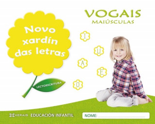 Carte NOVO XARDÍN DAS LETRAS. VOGAIS. MAIÚSCULAS 