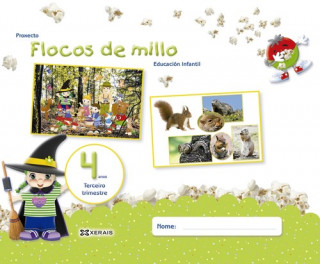 Knjiga FLOCOS DE MILLO 4 ANOS 3ºTRIMESTRE 