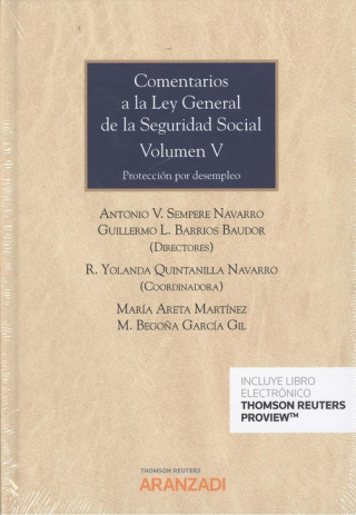 Книга COMENTARIOS A LA LEY GENERAL DE LA SEGURIDAD SOCIAL VOL.V (DÚO) 