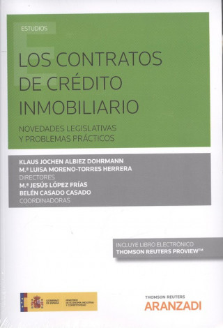 Könyv LOS CONTRATOS DE CRDITO INMOBILIARIO (DÚO) KLAUS ALBIEZ DOHRMANN