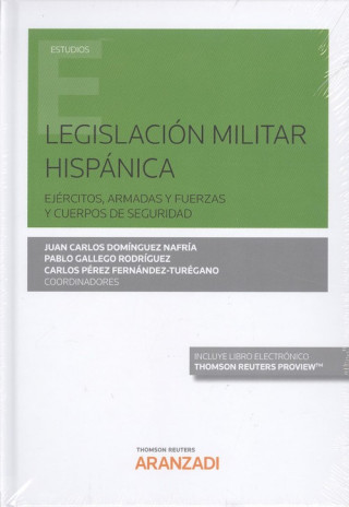 Carte LEGISLACIÓN MILITAR HISPÁNICA (DÚO) JUAN CARLOS DOMINGUEZ