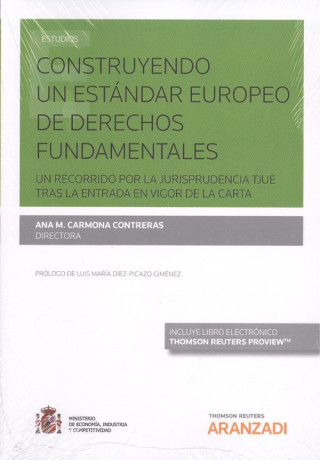 Книга CONSTRUYENDO UN ESTÁNDAR EUROPEO DE DERECHOS FUNDAMENTALES (DÚO) ANA M. CARMONA CONTRERAS