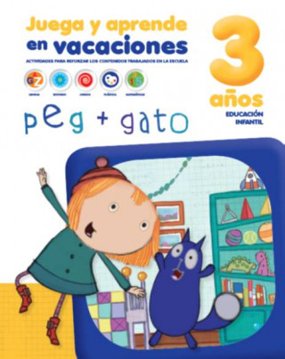 Kniha CUADERNO DE VACACIONES 3 AÑOS PEG+GATO 