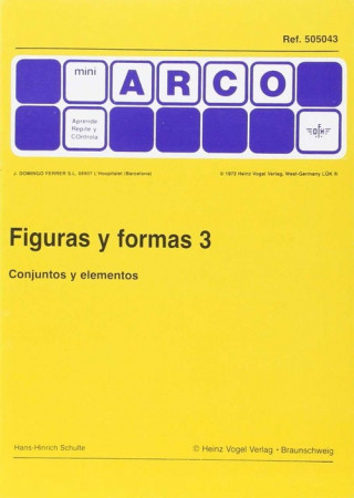 Könyv Figuras y formas 3. Conjuntos y elementos 
