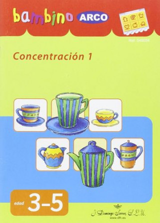 Kniha Bambino luk 3-5 años: concentracion 1 