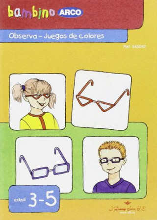 Kniha Observa-juegos de colores 