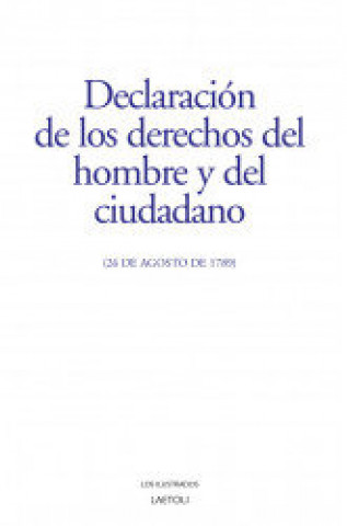 Книга DECLARACIÓN DE LOS DERECHOS DEL HOMBRE Y DEL CIUDADANO ANONIMO