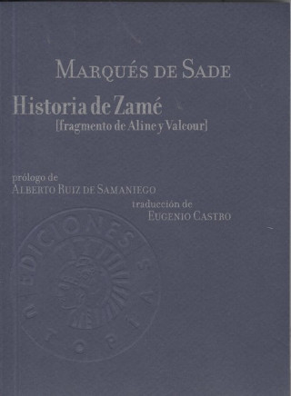 Kniha HISTORIA DE ZAM MARQUES DE SADE