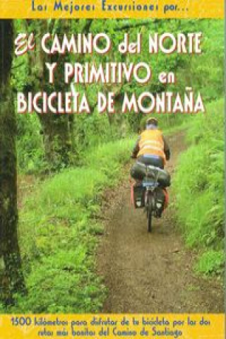 Carte El camino del norte y primitivo en bicicleta de montaña 