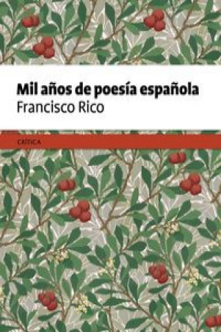 Kniha MIL AÑOS DE POESIA ESPAÑOLA FRANCISCO RICO