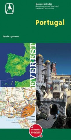 Carte MAPA DE ESTRADAS DE PORTUGAL: ESCALA 1:300.000 