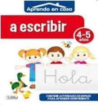 Book PEGA ESCRITURA (4-5 AÑOS(APRENDO EN CASA 