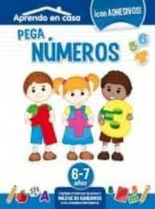 Könyv PEGA NUMEROS (6-7 AÑOS) APRENDO EN CASA 
