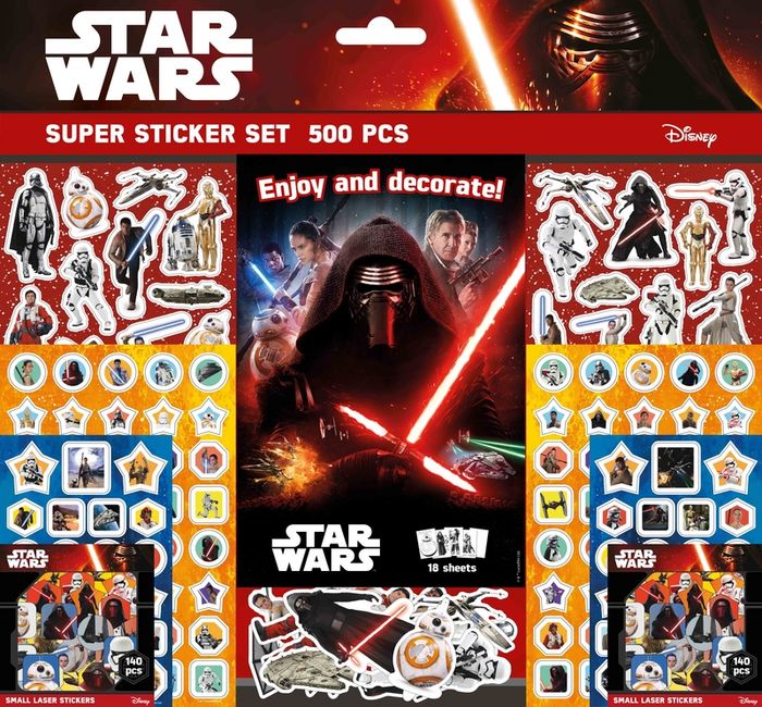 Carte Super sticker set 500 pcs 