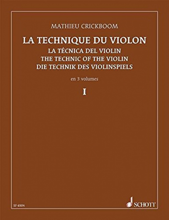 Materiale tipărite Tecnica de violin vol.1 M. CRIKBOOM