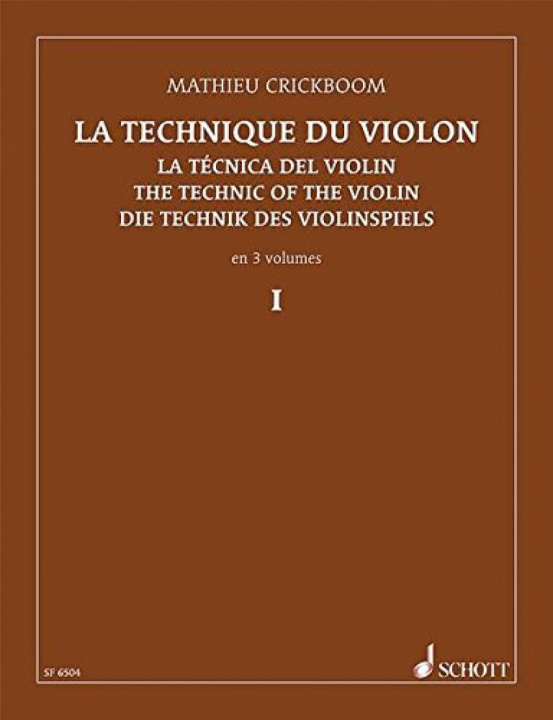 Tlačovina Tecnica de violin vol.1 M. CRIKBOOM