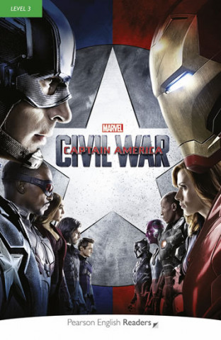 Книга Pearson English Readers Level 3: Marvel - Captain America - Civil War (Book + CD) Coleen Degnan-Veness