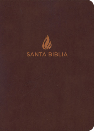 Carte Rvr 1960 Biblia Compacta Letra Grande Marrón, Piel Fabricada B&amp;h Espanol Editorial