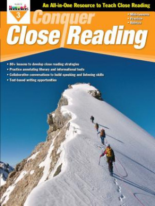 Knjiga Conquer Close Reading Grade 3 Newmark Learning