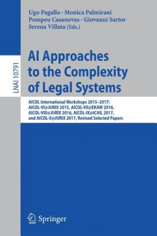 Książka AI Approaches to the Complexity of Legal Systems Ugo Pagallo