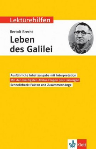 Kniha Lektürehilfen Bertolt Brecht 'Das Leben des Galilei' Bertolt Brecht