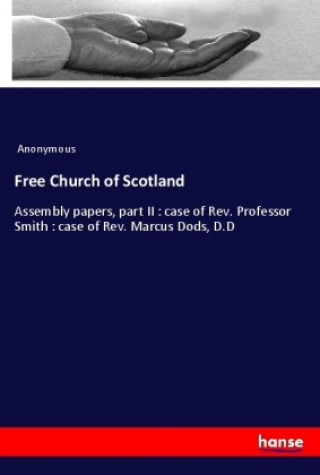 Book Free Church of Scotland Anonym