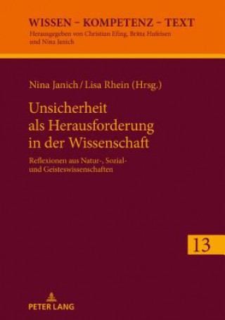 Kniha Unsicherheit ALS Herausforderung Fur Die Wissenschaft Nina Janich