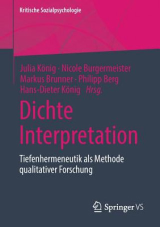 Kniha Dichte Interpretation Julia König