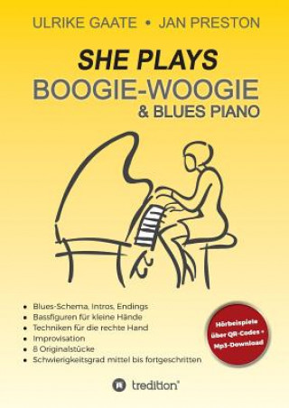 Carte SHE Plays Boogie-Woogie & Blues Piano Ulrike Gaate