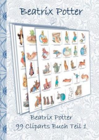 Carte Beatrix Potter 99 Cliparts Buch Teil 1 ( Peter Hase ) Beatrix Potter