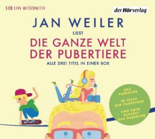 Audio Die ganze Welt der Pubertiere. Drei Titel in einer Box, 5 Audio-CDs Jan Weiler